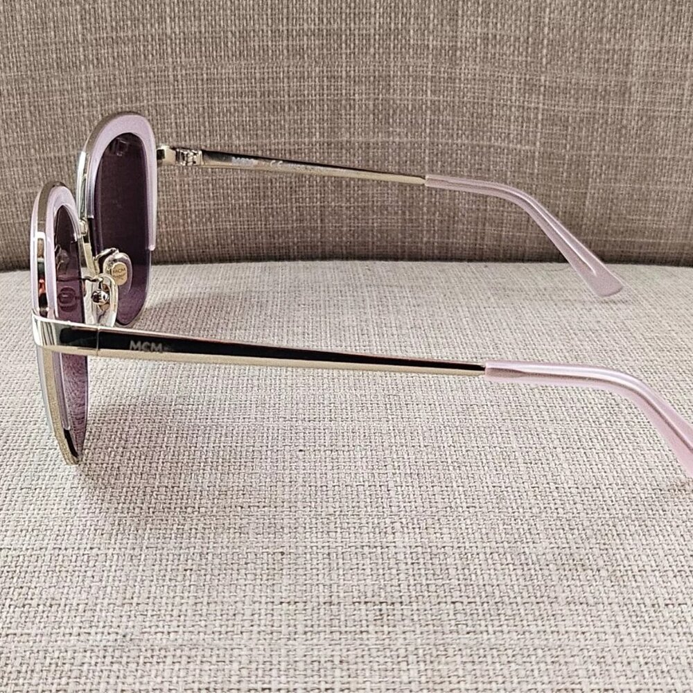 MCM Women Sunglasses Gold/Pink Tone MCM110SK 58[]16 140 Eyewear made in Italy - Picture 8 of 13